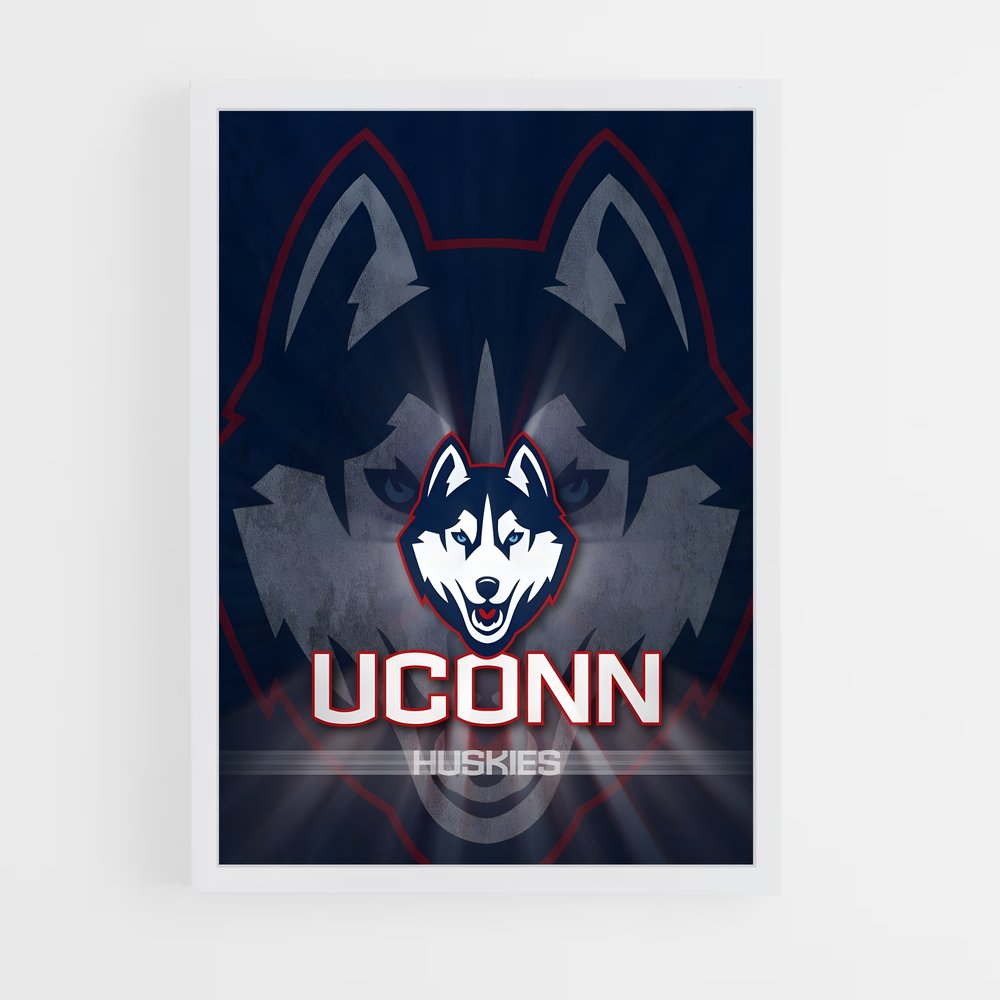 Poster Uconn huskies – affiche Basketball (vue 3)